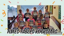 🎊 Congratulations to our champions in Times Tables Rockstars for Maths Week Ireland! 😀