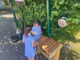 Taking the classroom outdoors in this fabulous weather ☀️