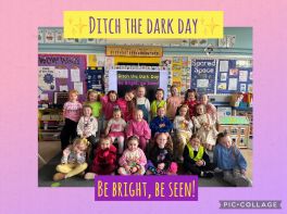 Be Bright, Be Seen for Ditch the Dark day!✨