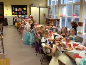 'Once upon a time' banquet in Primary One