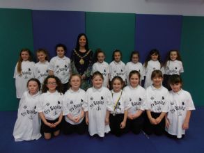 Primary four meet Lord Mayor
